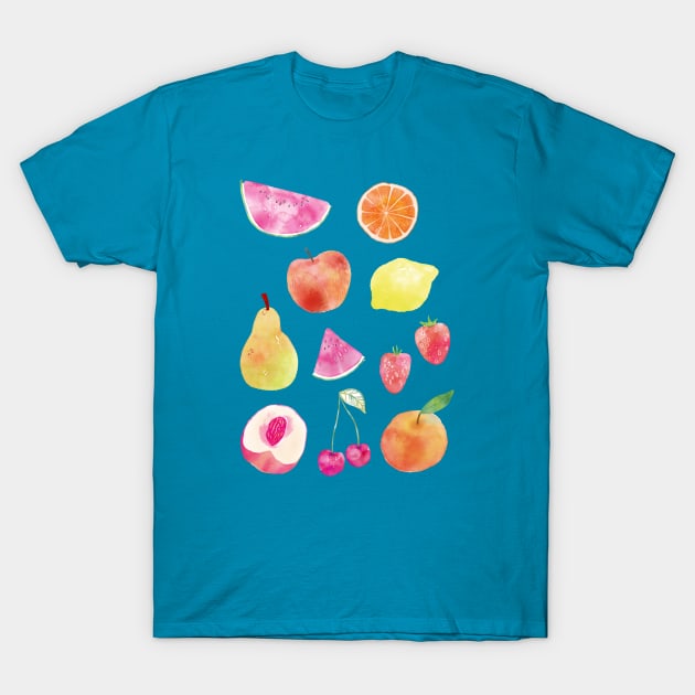 Fresh Fruit T-Shirt by NicSquirrell